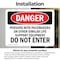 Signmission Persons With Pacemakers Or Other Similar Danger Sign, Vinyl Decal, 10in W x 7in L, 2PK OS-2PACK-DS-D-710-L-2158 - alternate 2